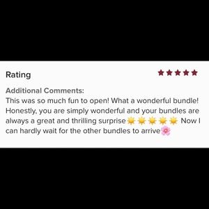 Thank you 🌟🌟🌟🌟🌟